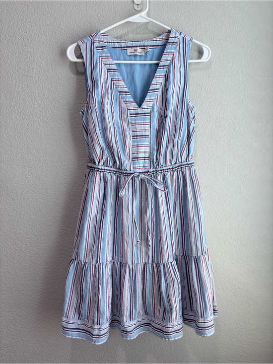 Vineyard Vines Dresses & Skirts - Vineyard Vines Ocean Breeze Striped Seersucker Mini Dress Size XXS